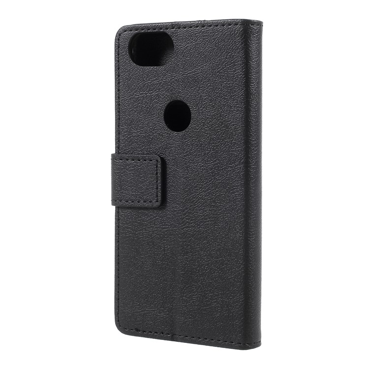 For Google Pixel 2 Litchi Texture Stand Leather Wallet Case - Black-2