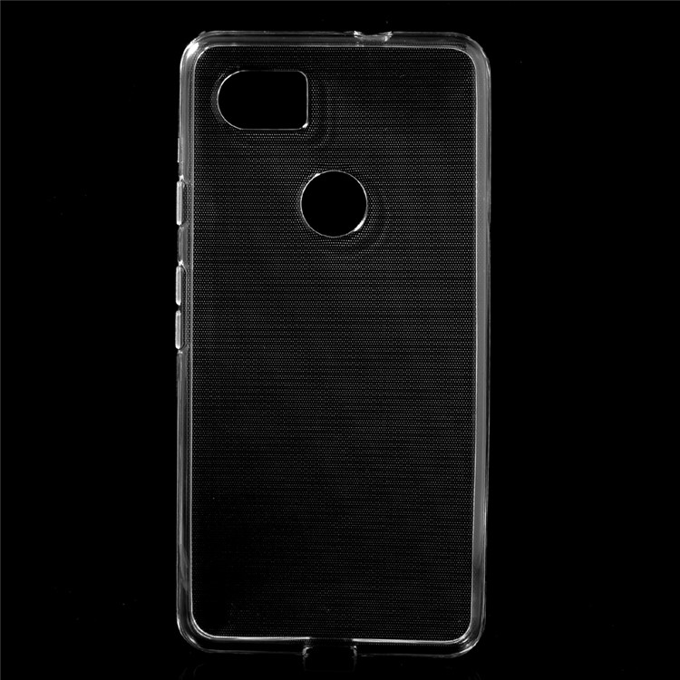 For Google Pixel XL2 Clear TPU Mobile Phone Case with Non-slip Inner - Transparent-1