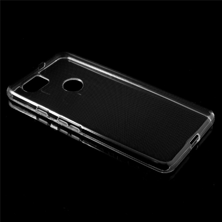 For Google Pixel XL2 Clear TPU Mobile Phone Case with Non-slip Inner - Transparent-2