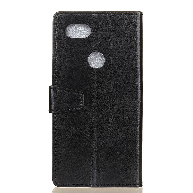 Crazy Horse Wallet Leather Stand Case for Google Pixel XL2 - Black-2