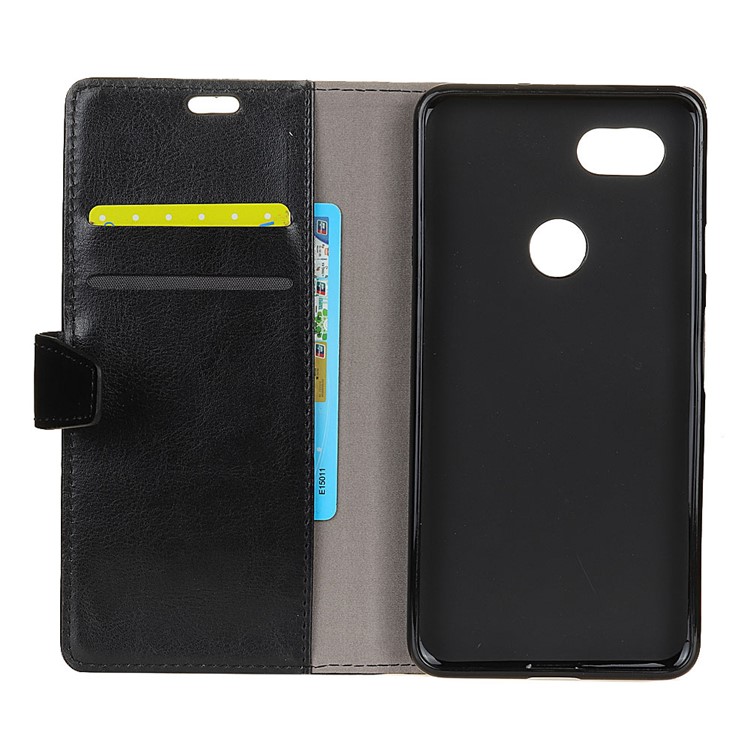 Crazy Horse Wallet Leather Stand Case for Google Pixel XL2 - Black-3