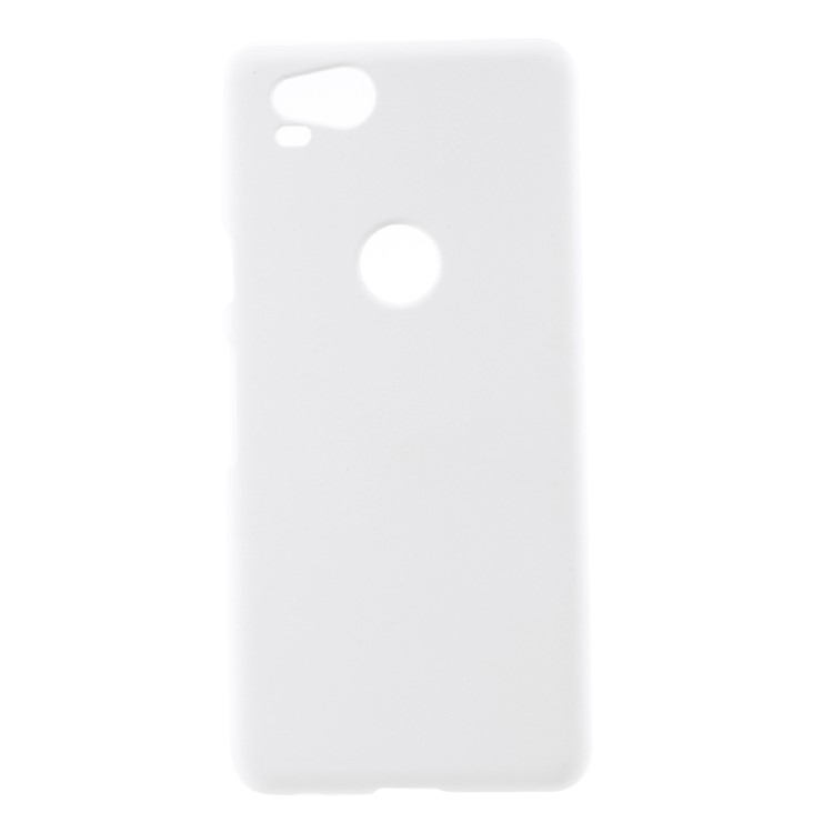 Rubberized Hard Plastic Shell for Google Pixel 2 - White-1