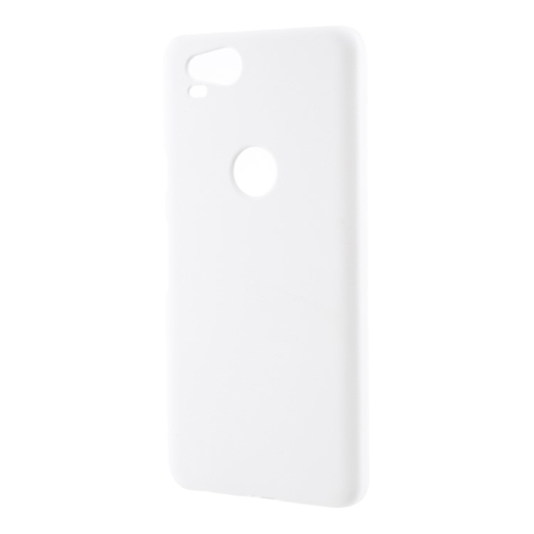 Rubberized Hard Plastic Shell for Google Pixel 2 - White-2