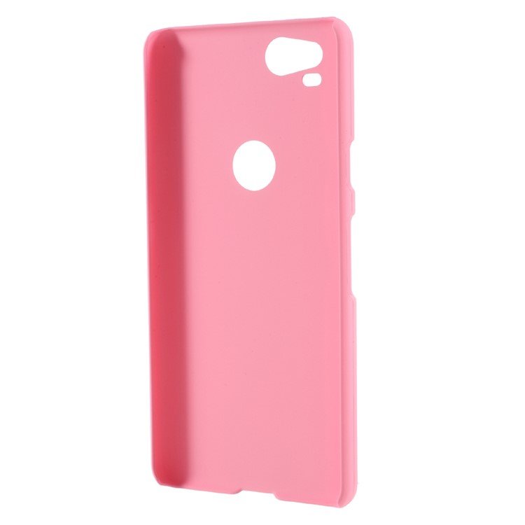 Rubberized Hard Plastic Phone Case for Google Pixel 2 - Pink-3