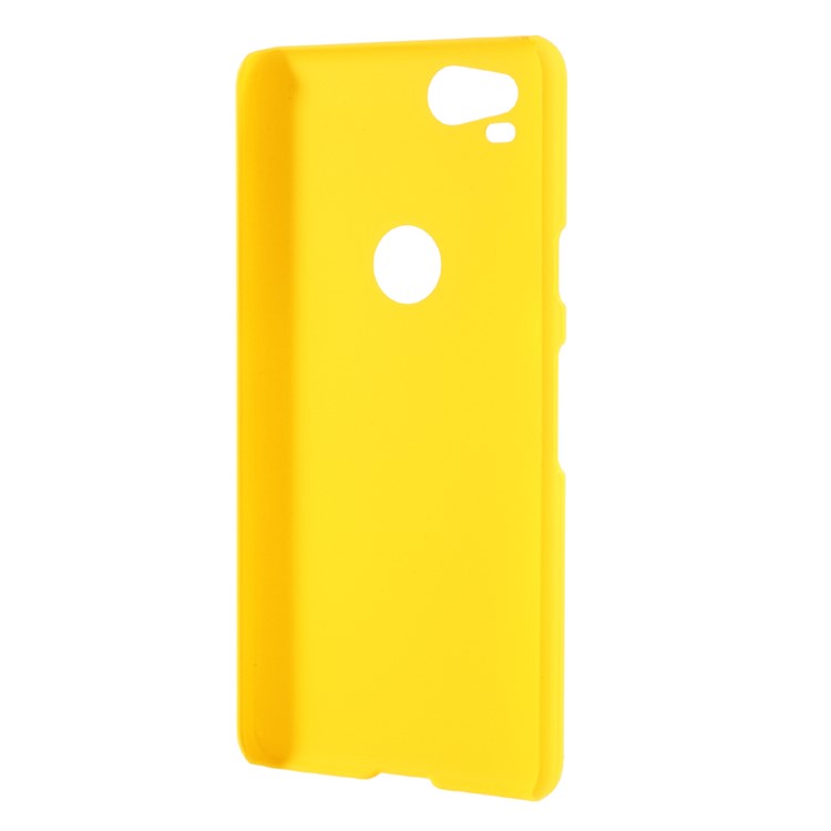 For Google Pixel 2 Rubberized Hard Plastic Mobile Case - Yellow-3