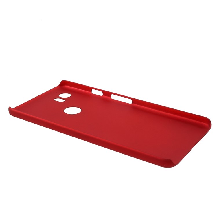 Rubberized PC Hard Case Accessory for Google Pixel XL2 - Red-3