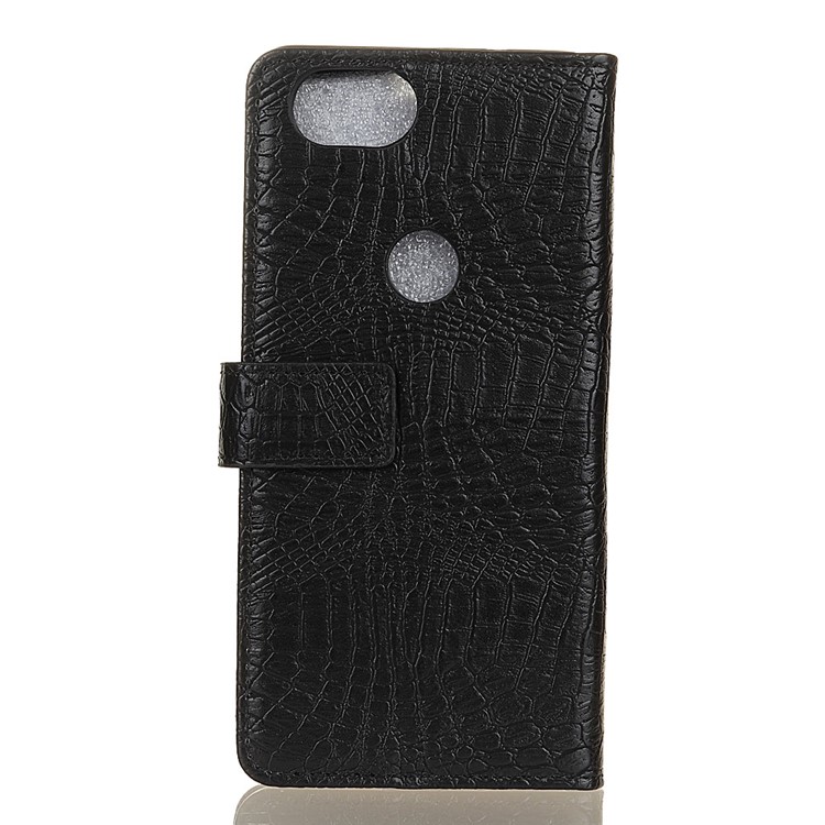 Crocodile Texture PU Leather Stand Wallet Case for Google Pixel 2 - Black-2
