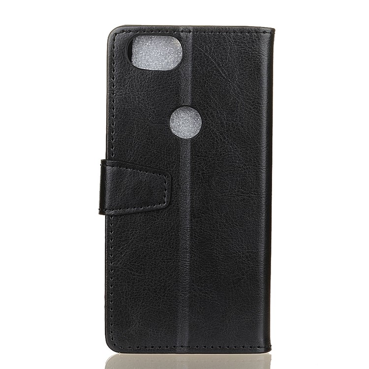 Crazy Horse PU Leather Wallet Stand Mobile Case for Google Pixel 2 - Black-2