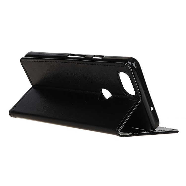 Crazy Horse PU Leather Wallet Stand Mobile Case for Google Pixel 2 - Black-5