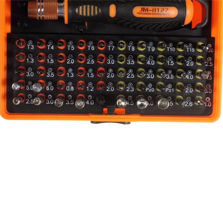 JAKEMY JM-8127 Interchangeable Magnetic 54-in-1 Precision Screwdriver Set Repair Tools for Smartphone PC-2