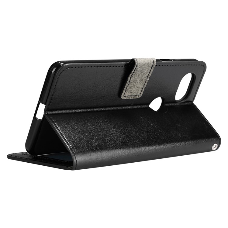 BTRCASE Crazy Horse Leather Wallet Case for Google Pixel 2 - Black-5