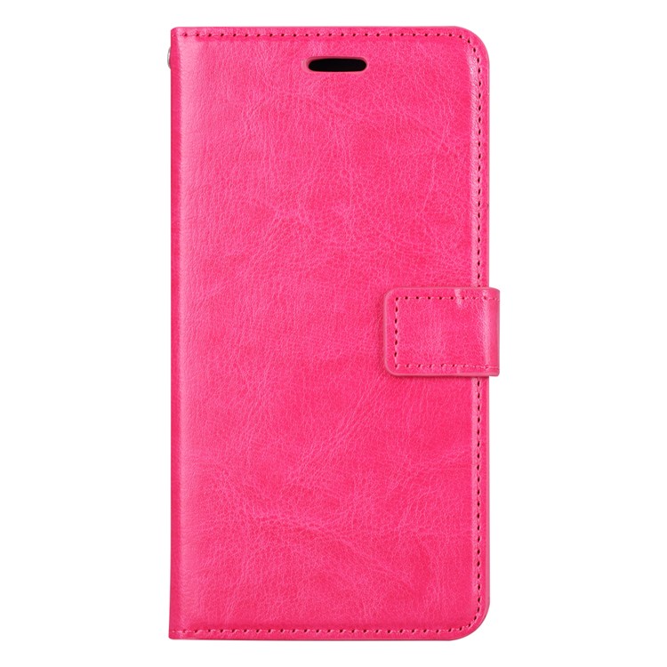BTRCASE Crazy Horse Cell Phone Leather Wallet Case for Google Pixel 2 - Rose-1