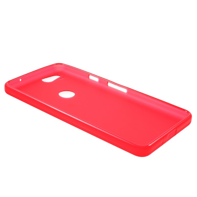 Double-sided Matte TPU Back Casing for Google Pixel 2 - Red-4