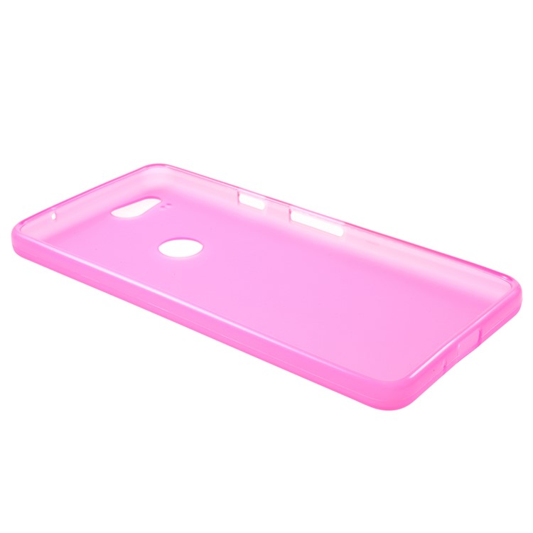 Double-sided Matte TPU Back Case for Google Pixel 2 - Rose-4