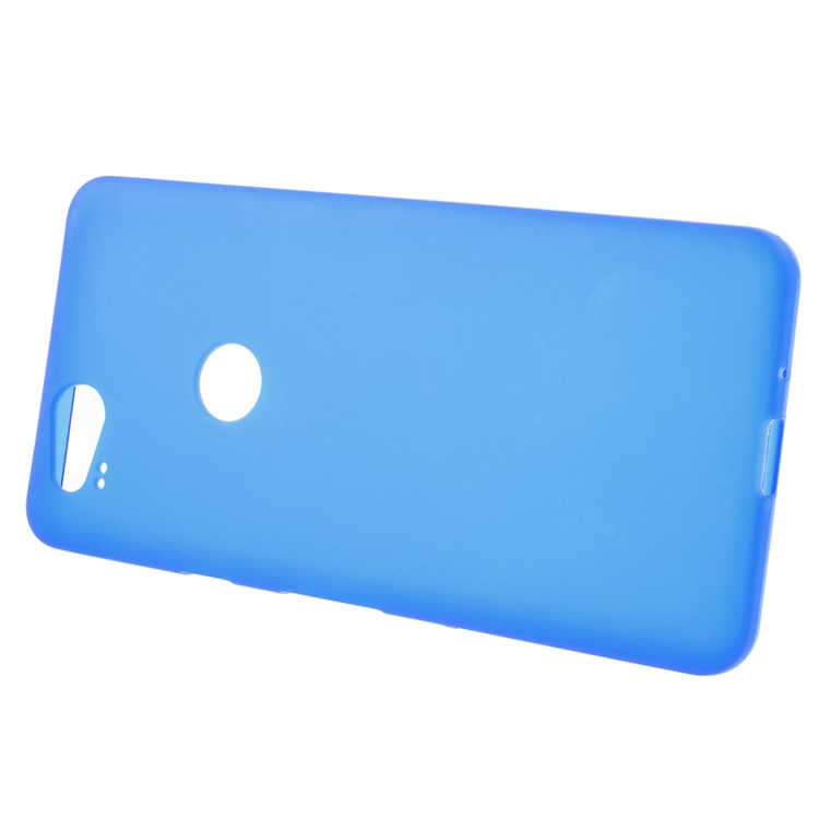 Double-sided Matte TPU Shell for Google Pixel 2 - Blue-2