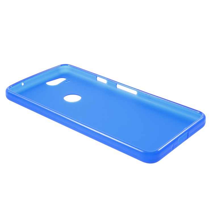 Double-sided Matte TPU Shell for Google Pixel 2 - Blue-4