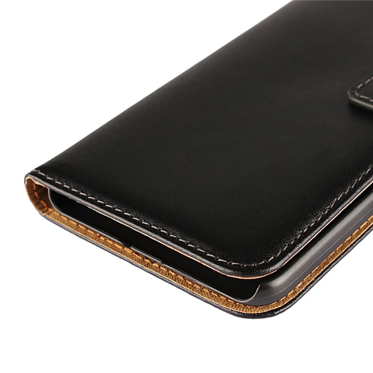 Split Leather Wallet Magnetic Cellphone Shell for Google Pixel 2 XL - Black-11