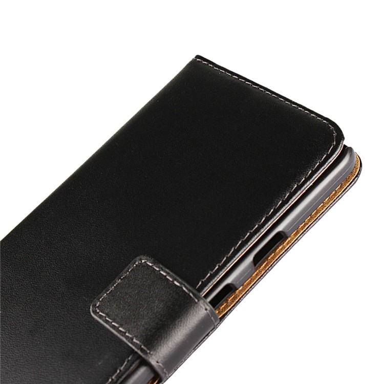 Split Leather Wallet Magnetic Cellphone Shell for Google Pixel 2 XL - Black-9