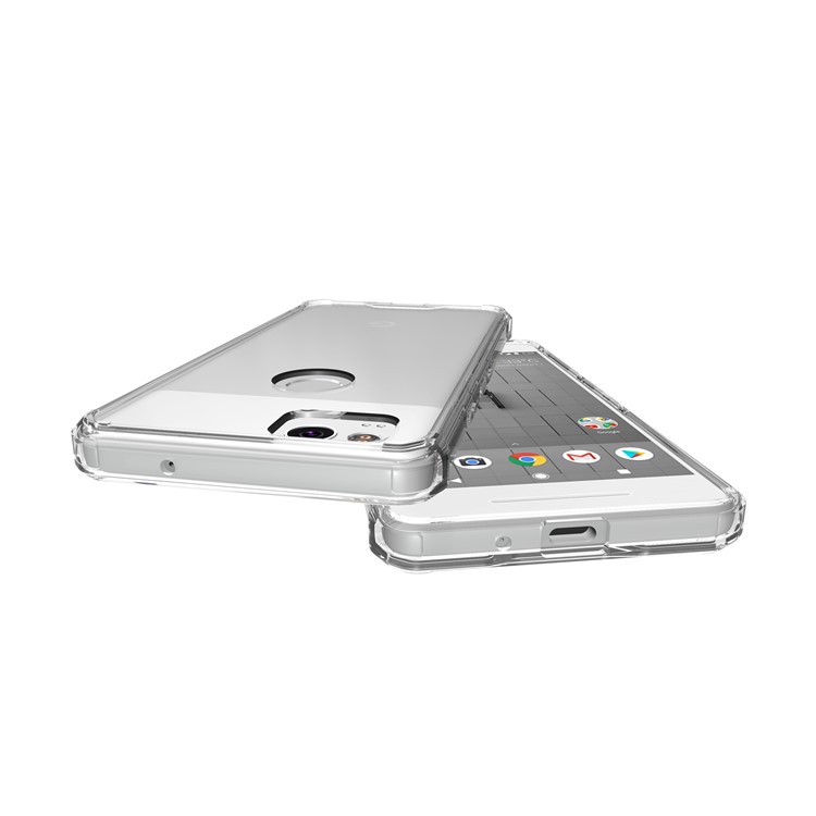 TPU + Transparent Acrylic Protective Mobile Phone Cover for Google Pixel 2 - Transparent-7