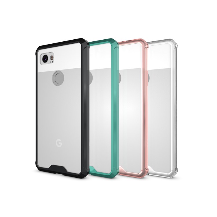 TPU + Transparent Acrylic Protective Mobile Phone Case for Google Pixel 2 XL - Black-13