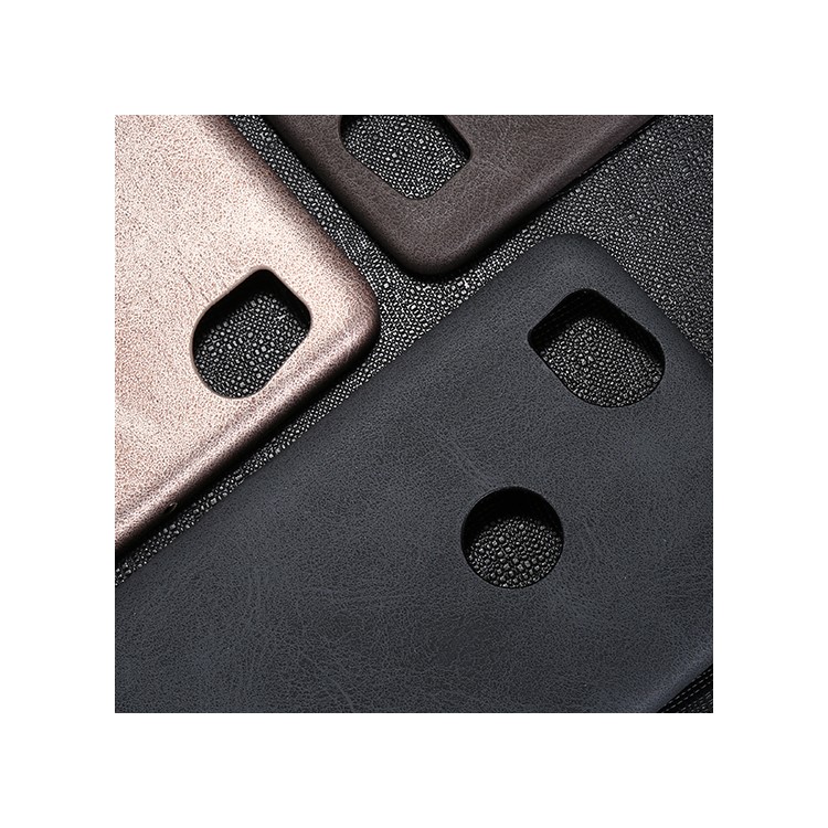 X-LEVEL Vintage Leather Coated PC Phone Case for Google Pixel 2 - Black-2