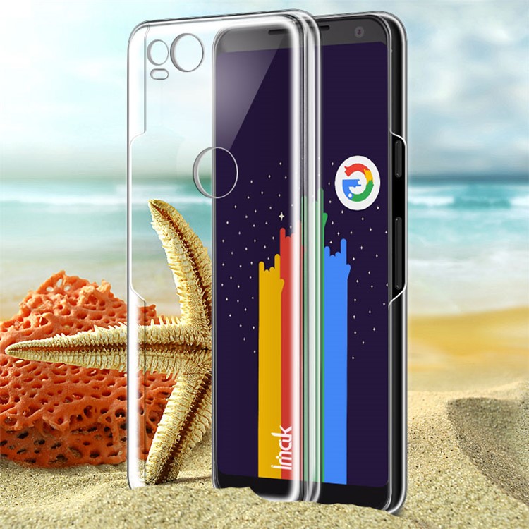 IMAK Crystal Case II for Google Pixel 2 Anti-scratch Clear Hard Shell-2