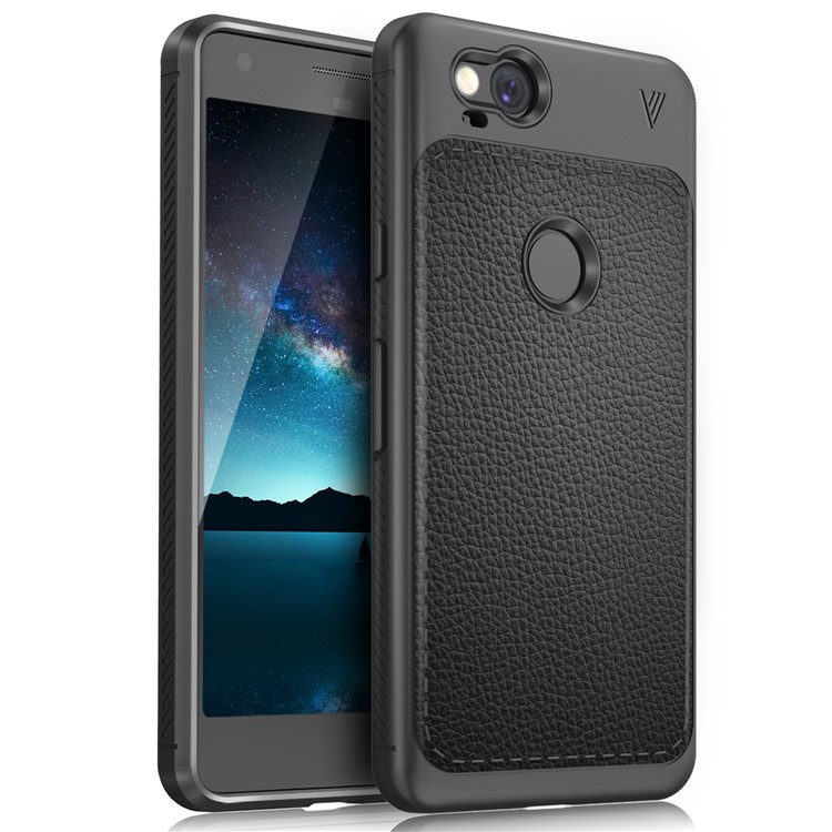LENUO Gentlemen Series Soft TPU Case for Google Pixel 2 - Black-1