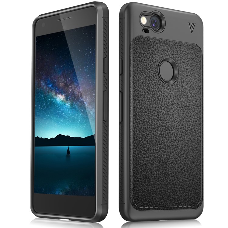 LENUO Gentlemen Series Soft TPU Case for Google Pixel 2 - Black-2