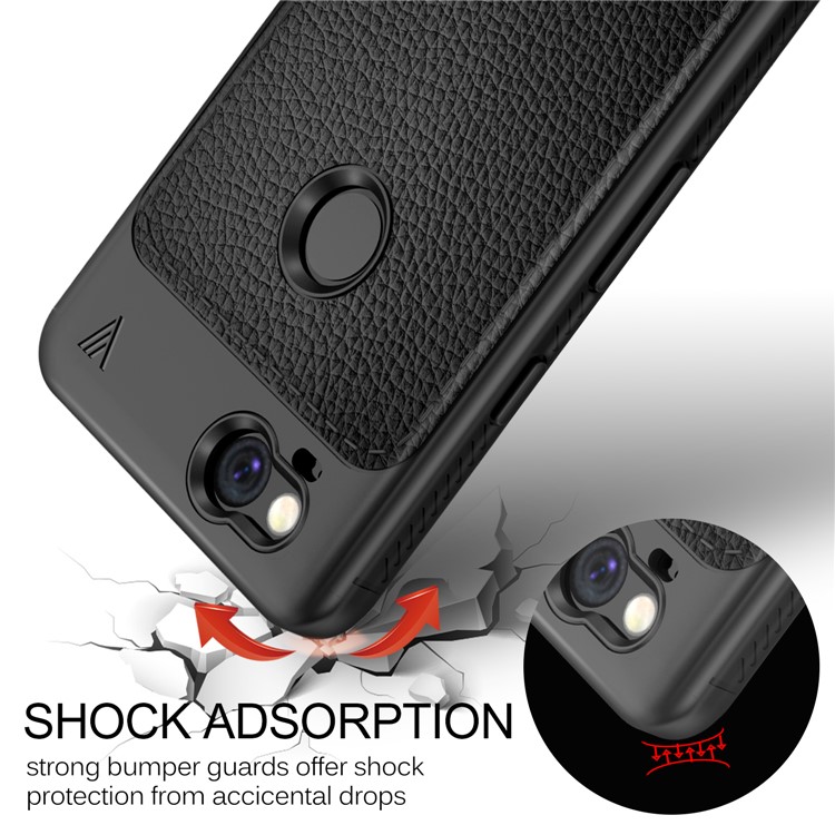 LENUO Gentlemen Series Soft TPU Case for Google Pixel 2 - Black-6