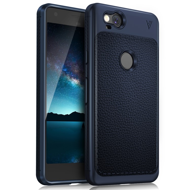 LENUO Gentlemen Series Soft TPU Cover Shell for Google Pixel 2 - Blue-1