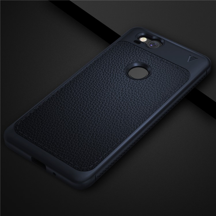LENUO Gentlemen Series Soft TPU Cover Shell for Google Pixel 2 - Blue-4