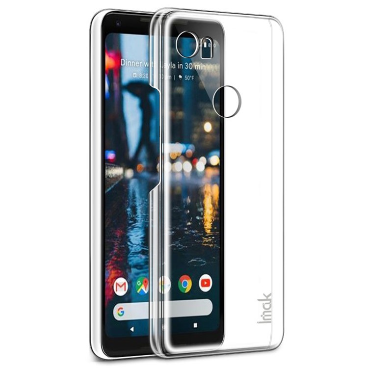 IMAK Crystal Case II Scratch-resistance Clear See-through Hard Case for Google Pixel 2 XL/XL2-2