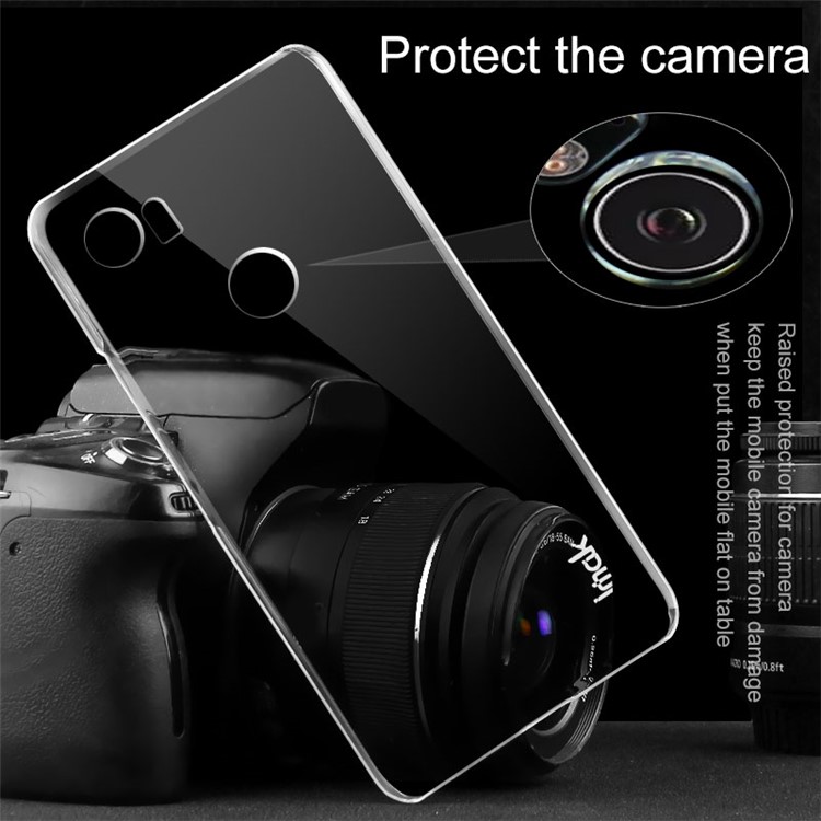 IMAK Crystal Case II Scratch-resistance Clear See-through Hard Case for Google Pixel 2 XL/XL2-6