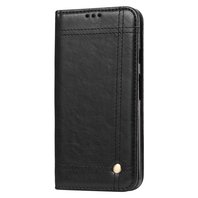 Retro Style Auto-absorbed Wallet Leather Case for Google Pixel 2 - Black-3