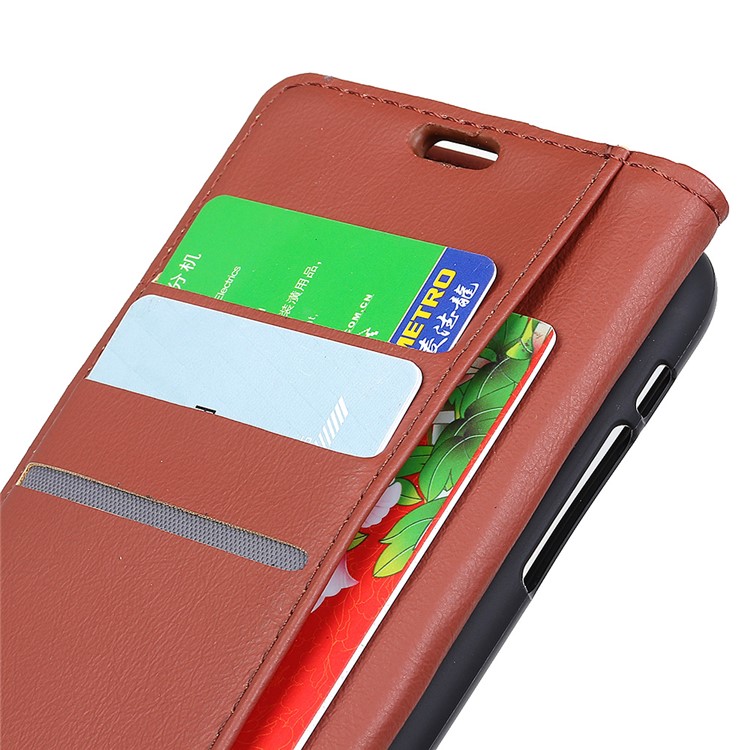 Crazy Horse Textured PU Leather Wallet Mobile Phone Case for Google Pixel 3 XL/XL3 - Brown-7