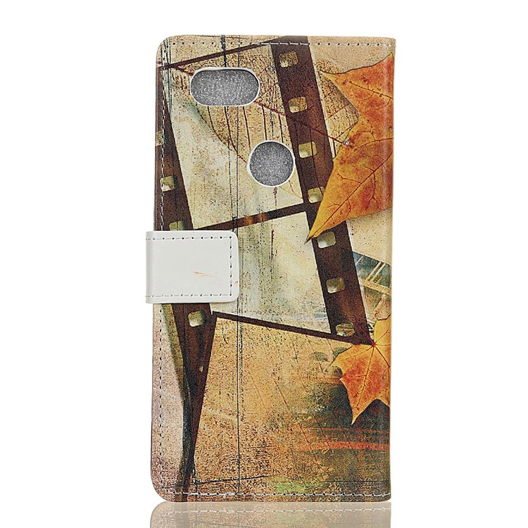 Pattern Printing Stand Wallet Leather Phone Case for Google Pixel 3 XL / XL3 - Eiffel Tower and Maple Leaf-3