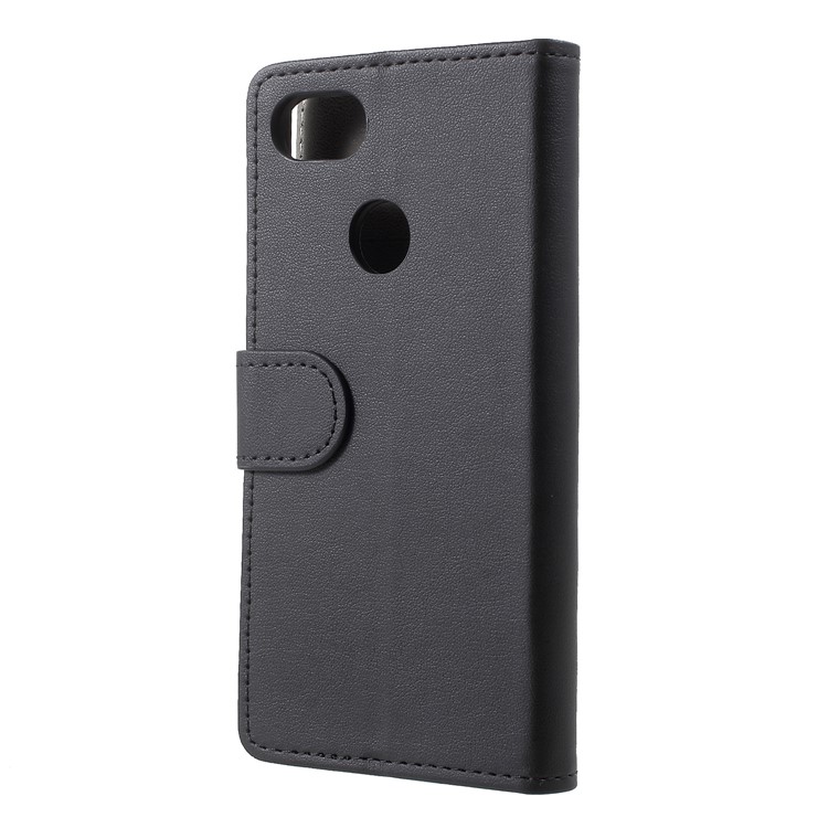 Wallet Leather Stand Cover for Google Pixel 3 - Black-2