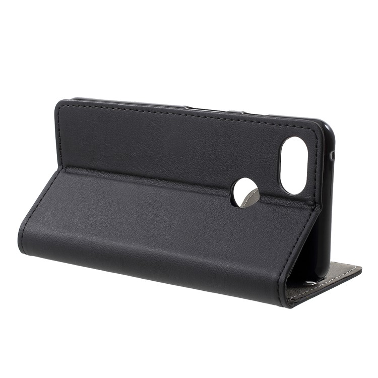Wallet Leather Stand Cover for Google Pixel 3 - Black-4