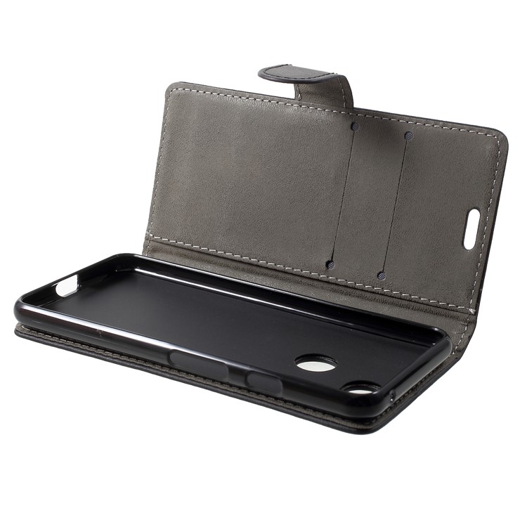 Wallet Leather Stand Cover for Google Pixel 3 - Black-6