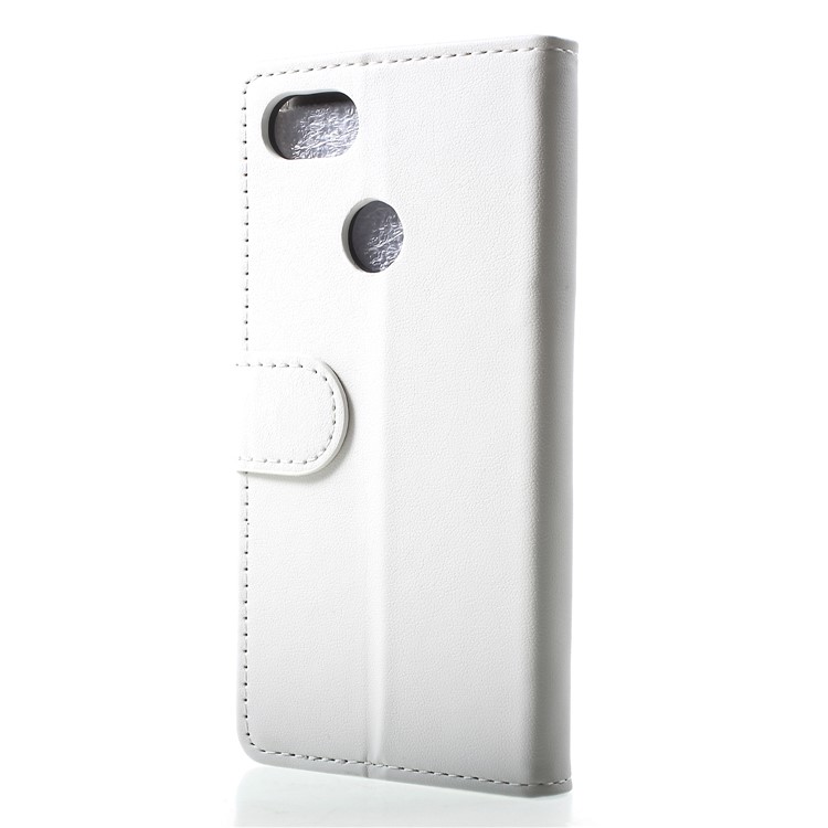 Wallet Leather Stand Phone Case for Google Pixel 3 - White-2