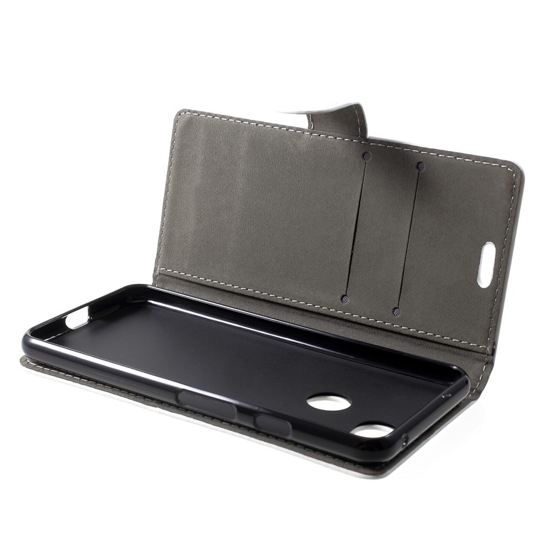 Wallet Leather Stand Phone Case for Google Pixel 3 - White-5