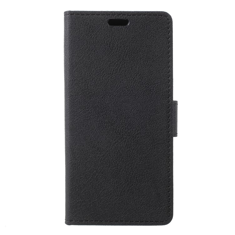 Wallet Stand Flip Leather Mobile Phone Case for Google Pixel 3 - Black-1