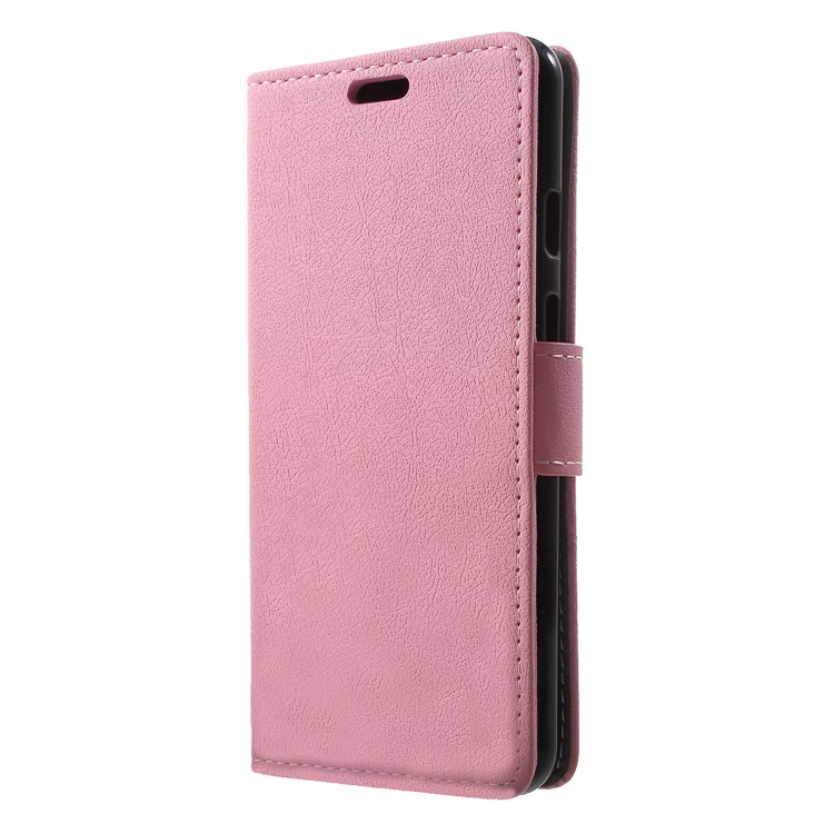 Wallet Stand Flip Leather Cell Phone Case Shell for Google Pixel 3 - Pink-3