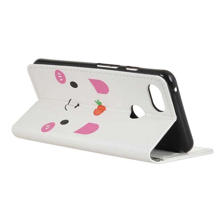 Pattern Printing Wallet Leather Stand Shell for Google Pixel 3 - Cartoon Pattern-3