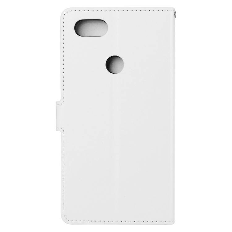 Crazy Horse Texture Wallet Stand Leather Phone Cover for Google Pixel 3 XL / XL3 - White-2