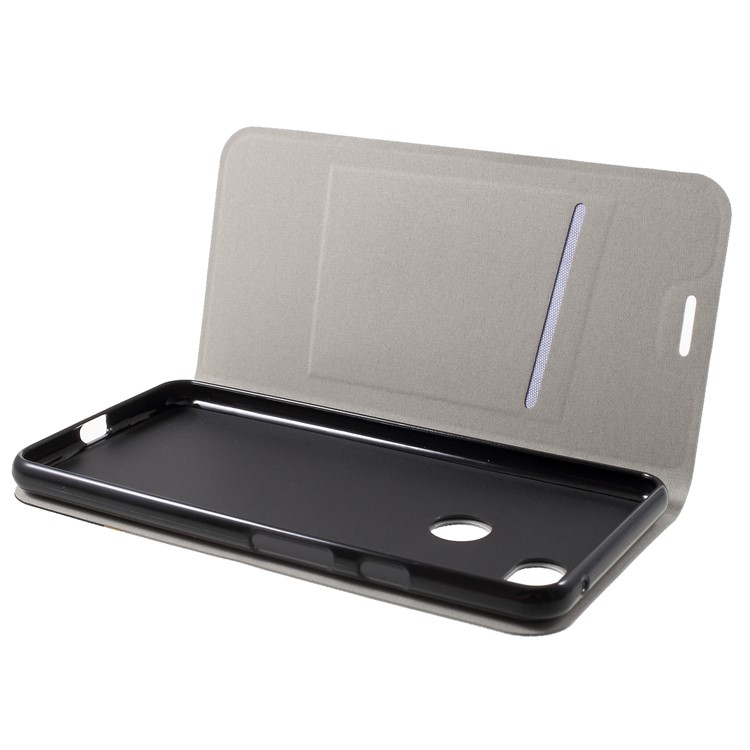Cross Pattern Leather Card Slot Phone Case (Built-in Steel Sheet) for Google Pixel 3 XL/XL3 - Grey-5