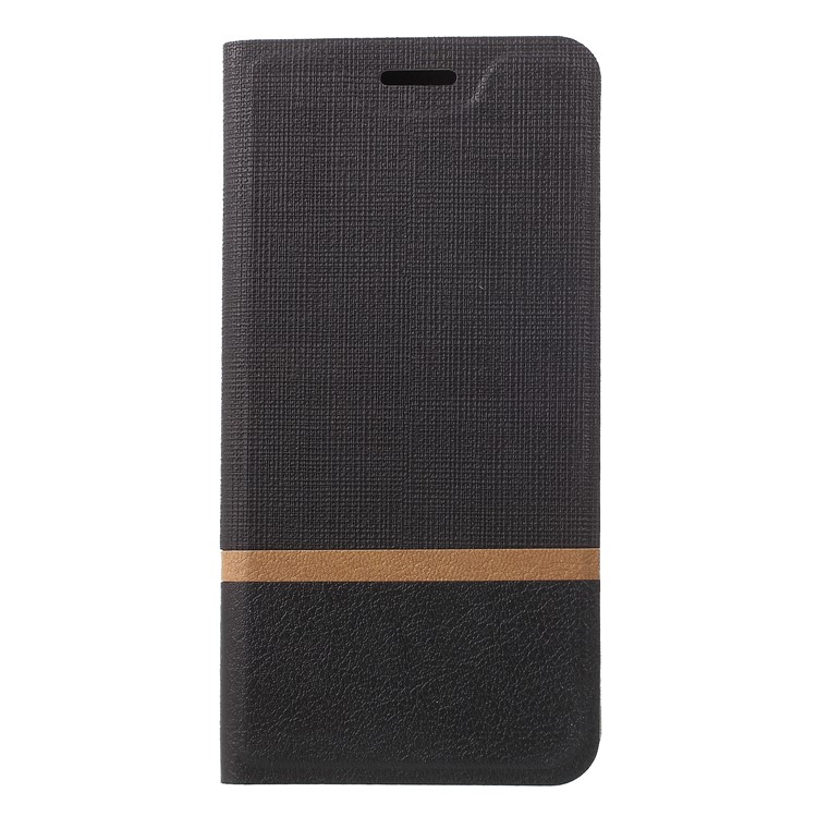 Cross Texture PU Leather Card Holder Stand Casing for Google Pixel 3 - Black-3
