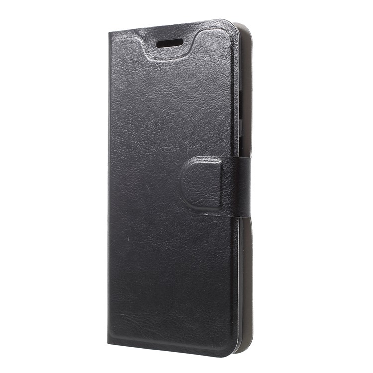 For Google Pixel 3 Crazy Horse Texture Stand Leather Card Holder Mobile Case - Black-4