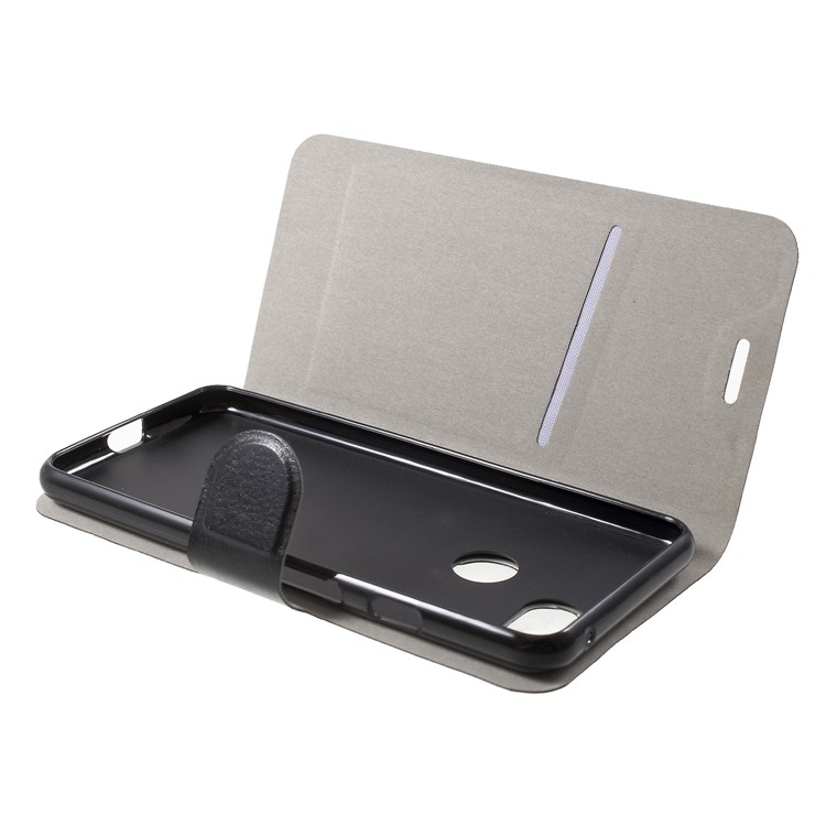 For Google Pixel 3 Crazy Horse Texture Stand Leather Card Holder Mobile Case - Black-6