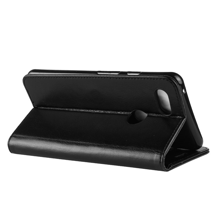 Crazy Horse Texture Wallet Stand Leather Mobile Case for Google Pixel 3 XL / XL3 - Black-6